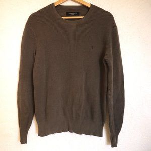 XS All Saints men's knit green sweater  - Great condition!